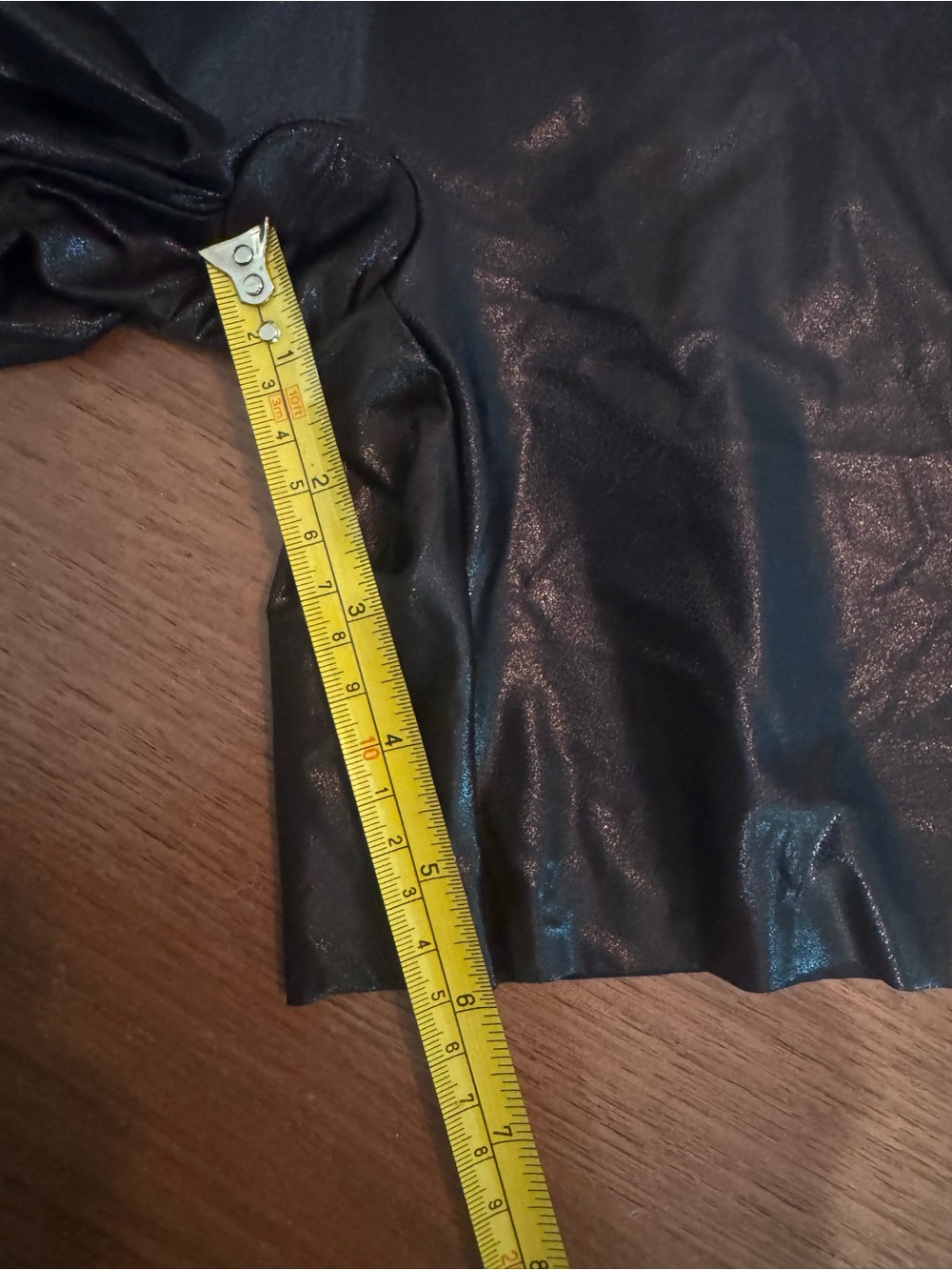 SPANX Black LuxeShine Mid-Thigh Shaping Short NWT - Picture 7 of 8